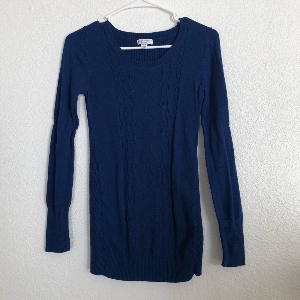 Blue Maternity sweater